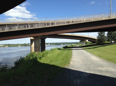 Walking/Cycling Trail, Fredericton, July 2014-KP